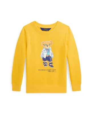 Polo Ralph Lauren Toddler and Little Girls Bear Fleece Sweatshirt