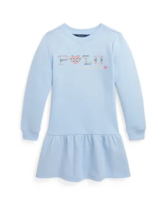 Polo Ralph Lauren Toddler and Little Girls Fair Isle Logo Fleece Dress
