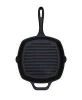 Victoria 10" Cast Iron Deep Grill Pan