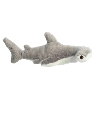 Aurora Small Hamlet Shark Mini Flopsie Adorable Plush Toy Gray 8"
