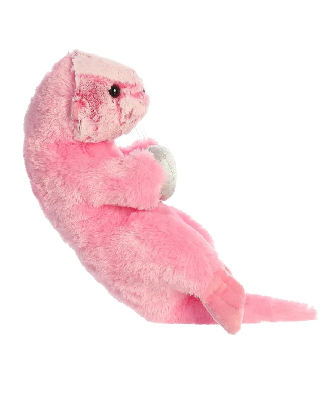 Aurora Destination Nation Pink & Brown River Otter Plush Stuffed