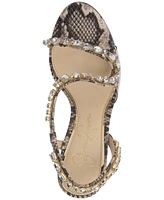 Jessica Simpson Women's Jaycin Barely-There Rhinestone Evening Sandals