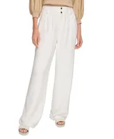 Dkny Women's Top-Stitched Crinkle Trousers