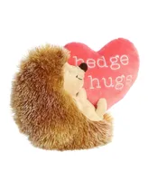 Aurora Small Hedgehugs Hedgie Just Sayin' Witty Plush Toy Brown 7"
