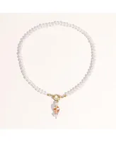 Ichiko Strawberry Pearl Necklace 16" For Women