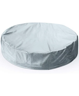 Kopeks Universal Grey Pet Pool Round Cover Large