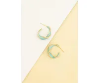 Starfish Project With a Twist Hoops in Mint Earrings