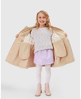 Belle & Bloom Child Girls Miss Sunshine Trench Coat