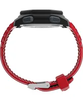 Timex Ufc Men's Spark Digital Red Polyurethane Strap Heart Rate Watch 46mm