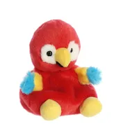 Aurora Mini Scarlette The Macaw Palm Pals Adorable Plush Toy Red 5"