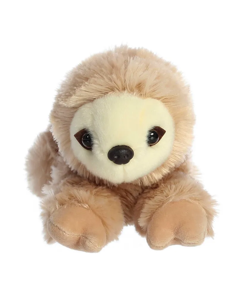 Aurora Small Sloth Mini Flopsie Adorable Plush Toy Brown 8"