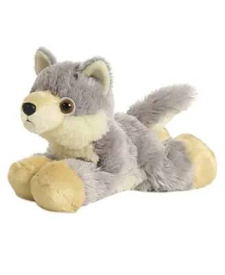 Aurora Small Woolsey Mini Flopsie Adorable Plush Toy Gray 8"