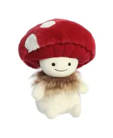 Aurora Small Agaric The Shroom Fairy Mythical Creatures Enchanting Plush Toy White 9"