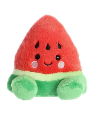 Aurora Mini Sandy Watermelon Palm Pals Adorable Plush Toy Red 5"