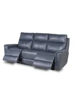 Drake 86" Leather with Power Headrest and Footrest Reclining Sofa