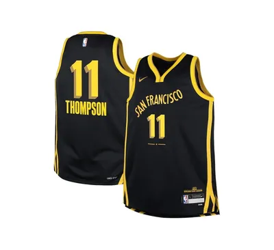 Big Boys Nike Klay Thompson Black Golden State Warriors 2023/24 Swingman Replica Jersey - City Edition