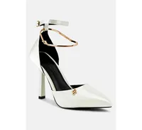 Hobnob Anklet Embellishment Stiletto Women's Sandals