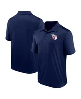 Men's Fanatics Navy Cleveland Guardians Logo Polo Shirt