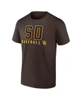 Men's Fanatics Brown, White San Diego Padres Two-Pack Combo T-shirt Set