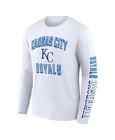 Men's Fanatics Royal, White Kansas City Royals Two-Pack Combo T-shirt Set