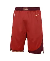 Big Boys Nike Red Cleveland Cavaliers 2023/24 City Edition Swingman Performance Shorts