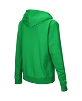 Women's Colosseum Green Notre Dame Fighting Irish Arch & Logo Pullover Hoodie