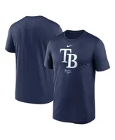 Men's Nike Navy Tampa Bay Rays Team Arched Lockup Legend Performance T-shirt