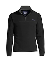 Lands' End Men's Fleece Quarter Zip Pullover Jacket