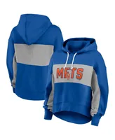 Women's Fanatics Royal New York Mets Filled Stat Sheet Pullover Hoodie