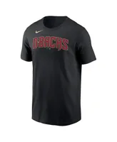 Men's Nike Zac Gallen Black Arizona Diamondbacks Player Name and Number T-shirt