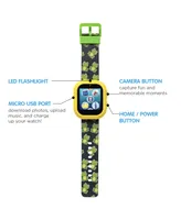 Playzoom V3 Boys Black and Yellow Silicone Smartwatch 42mm Gift Set