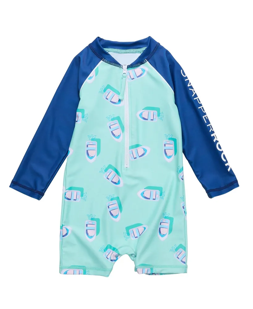 Baby Boys Float Your Boat Ls Sunsuit