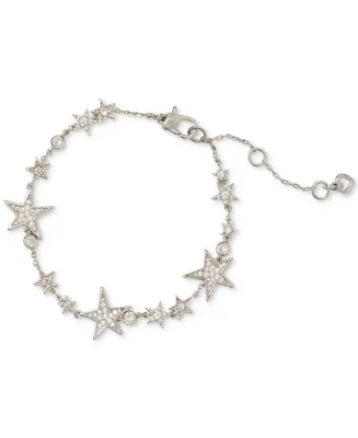 Kate Spade New York Silver-Tone Cubic Zirconia Star Tennis Bracelet
