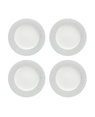 Fortessa Amanda Embossed Set/4 Dinner Plate 10.75"