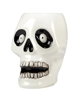 Certified International Scaredy Cat 3D Skeleton Treat Jar, 8.5"