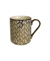 Certified International Mosaic 6-Pc. Gold Plated Mugs