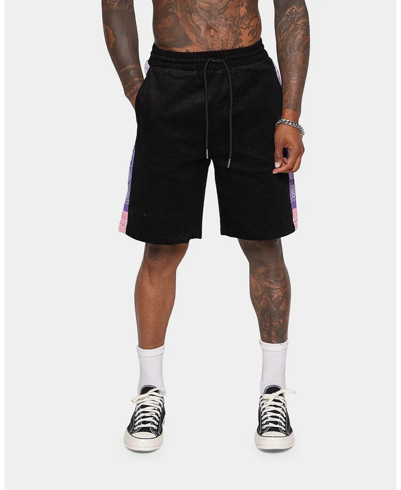 Xxiii Mens Akolo Paisley Panel Shorts