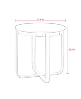 Inspired Home Lanna End Table