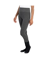 Muk Luks Women's Fleece Lined Legging and Sock Set