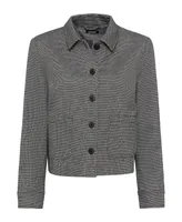 Olsen Women's Micro Houndstooth Jacket