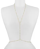 Oma The Label 18k Gold-Plated Dainty Bead Body Chain