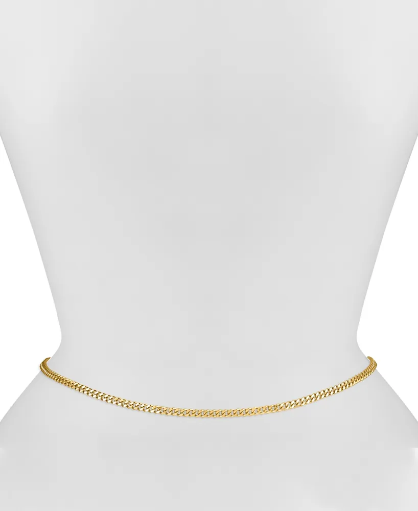 Oma The Label 18k Gold-Plated Cuban Link Waist Chain