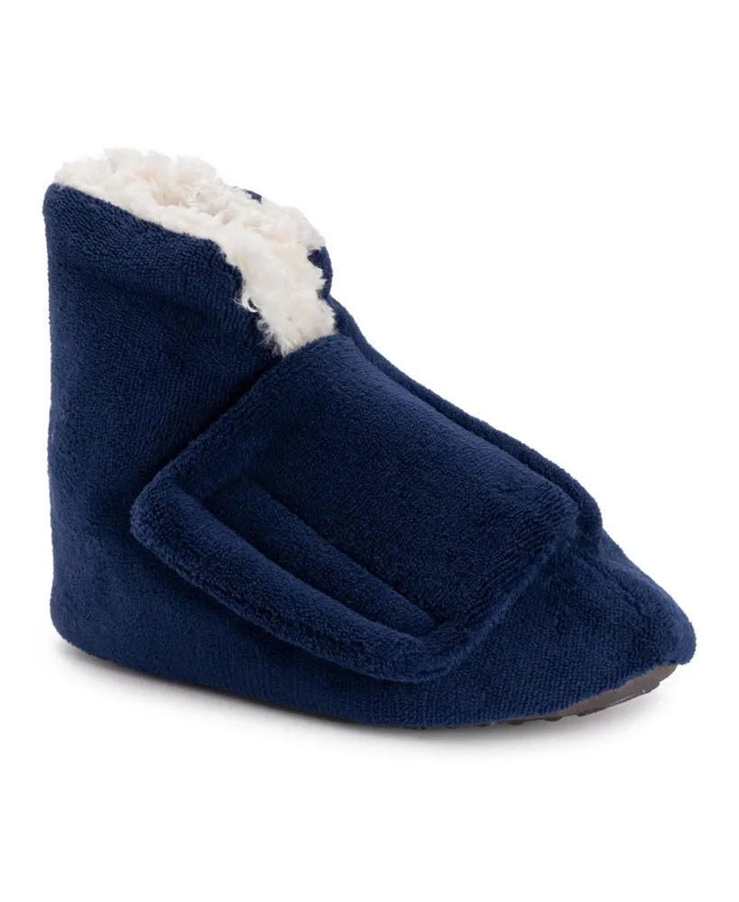 Muk Luks Women's Faux Fur Lined Bootie Slippers