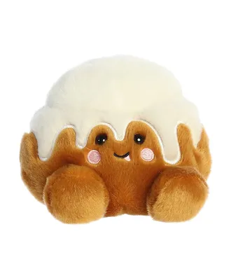 Aurora Mini Sugary Cinnamon Roll Palm Pals Adorable Plush Toy Brown 5"