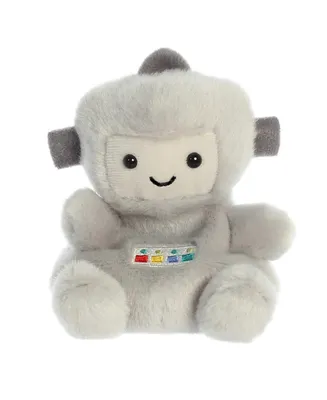 Aurora Mini Gadget Robot Palm Pals Adorable Plush Toy Gray 5"