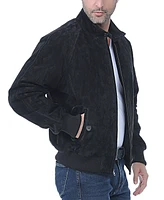 Landing Leathers Men Wwii Suede Leather Bomber Jacket