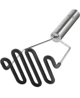 Zulay Kitchen Non-Scratch Potato Masher Tool - Durable Stainless Steel Mashed Potatoes