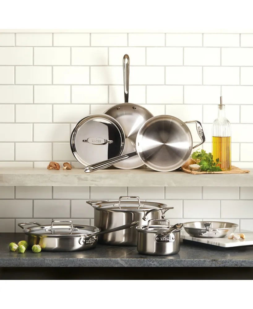 All-Clad D5 Brushed Stainless Steel 10" Fry Pan