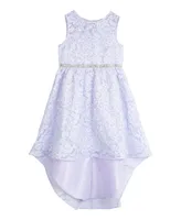 Rare Editions Toddler Girls Sleeveless Illusion and High-Low Party Dress