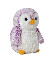 Aurora Small Brights PomPom Penguin Playful Plush Toy Violet 6"